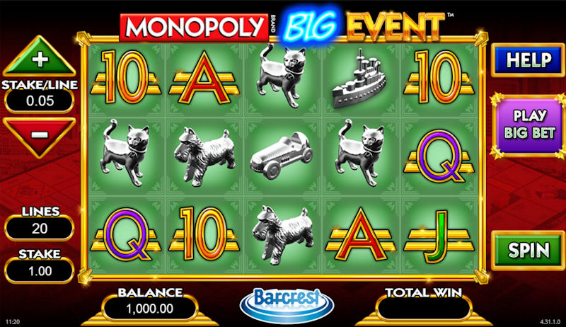 Monopoly Big Event Slot